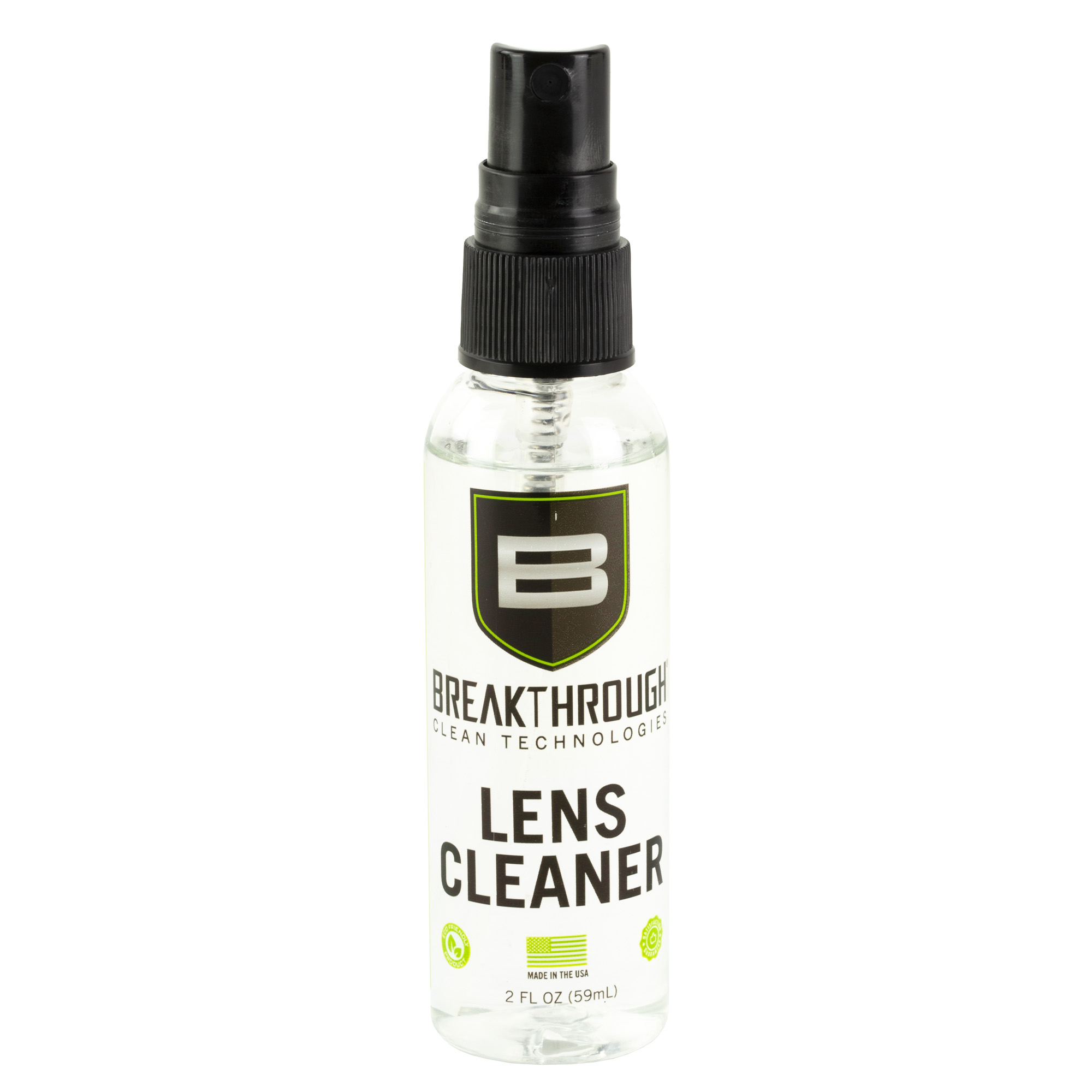 Breakthrough Clean Technologies Lens Cleaner - 2oz Pump Spray Bottle