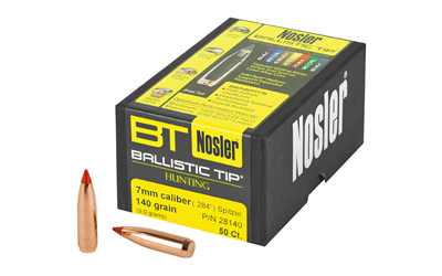 Nosler Ballistic Tip 7MM 140 Grain Spitzer Boat Tail Bullets 50 Count - image 2 of 6