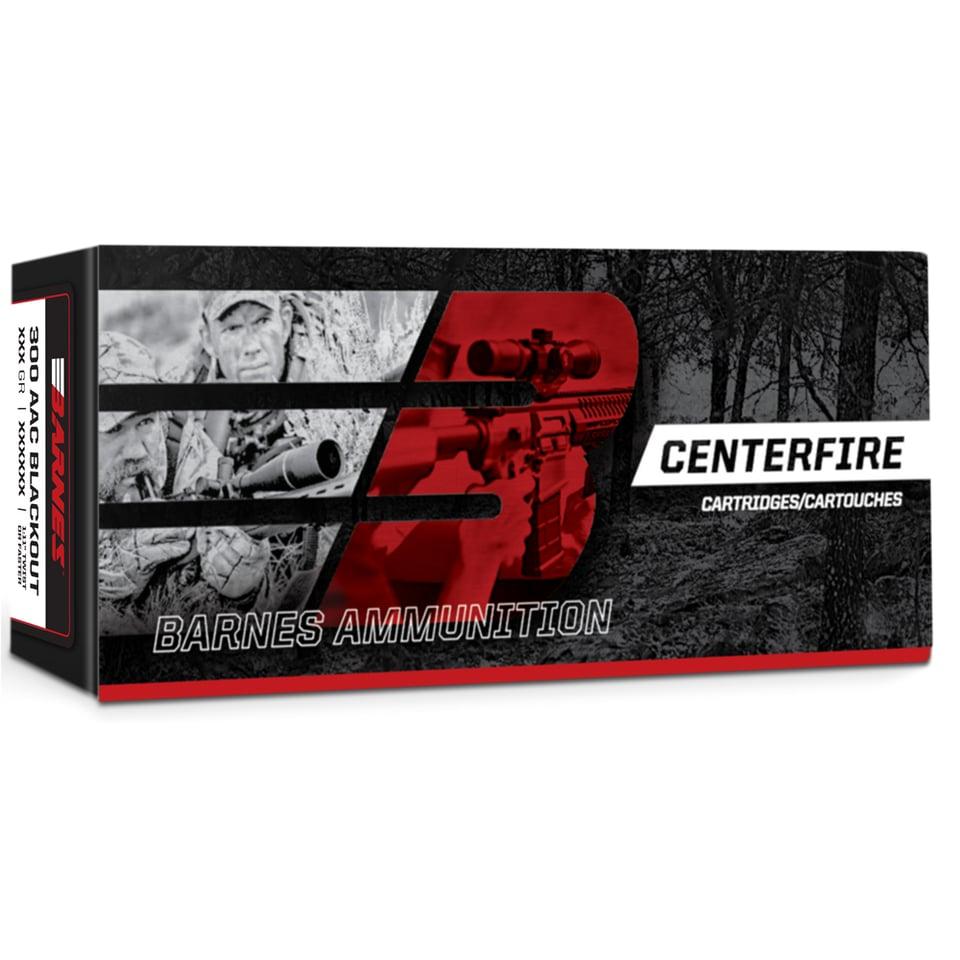 Barnes Multi-Purpose JHP Rifle Ammunition .300 Blackout 115gr HP 125/ct