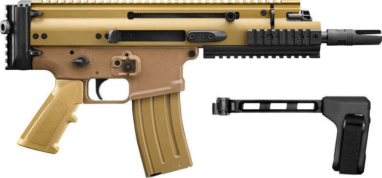FN SCAR 15P 5.56x45 10+1 7.5" Black FDE SB Tactical