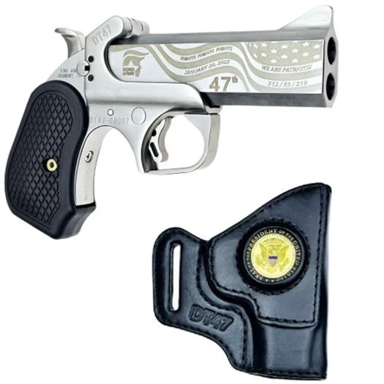 Bond Arms DT47 Trump Satin 45LC/410 Derringer – 4.25" Limited Edition