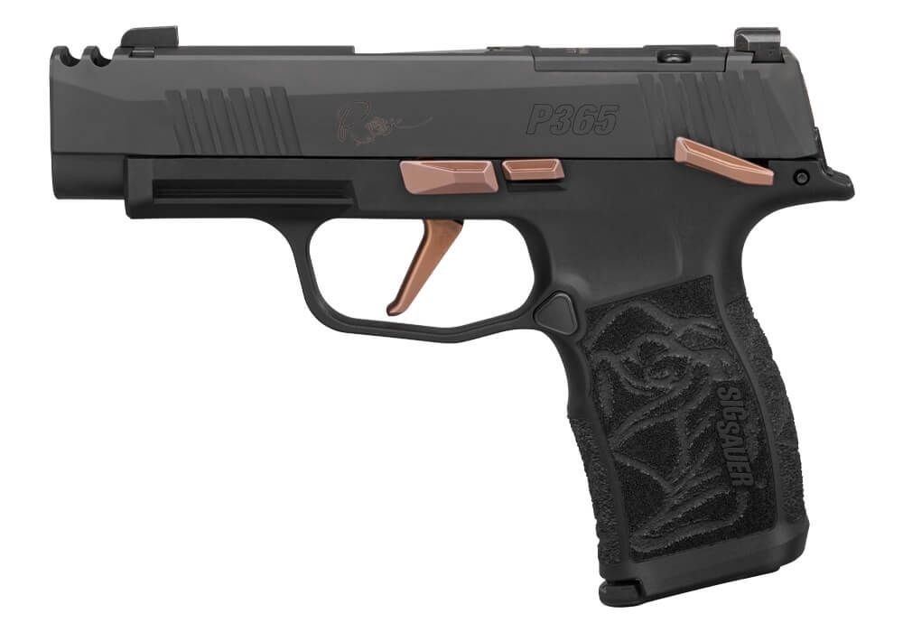 Sig Sauer P365XL Rose 9mm Nitron 3″ Barrel CA Approved Handgun