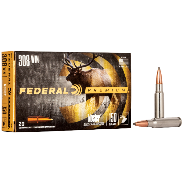 Federal Premium 308 Win 150Gr  Np 20 Rounds Ammunition