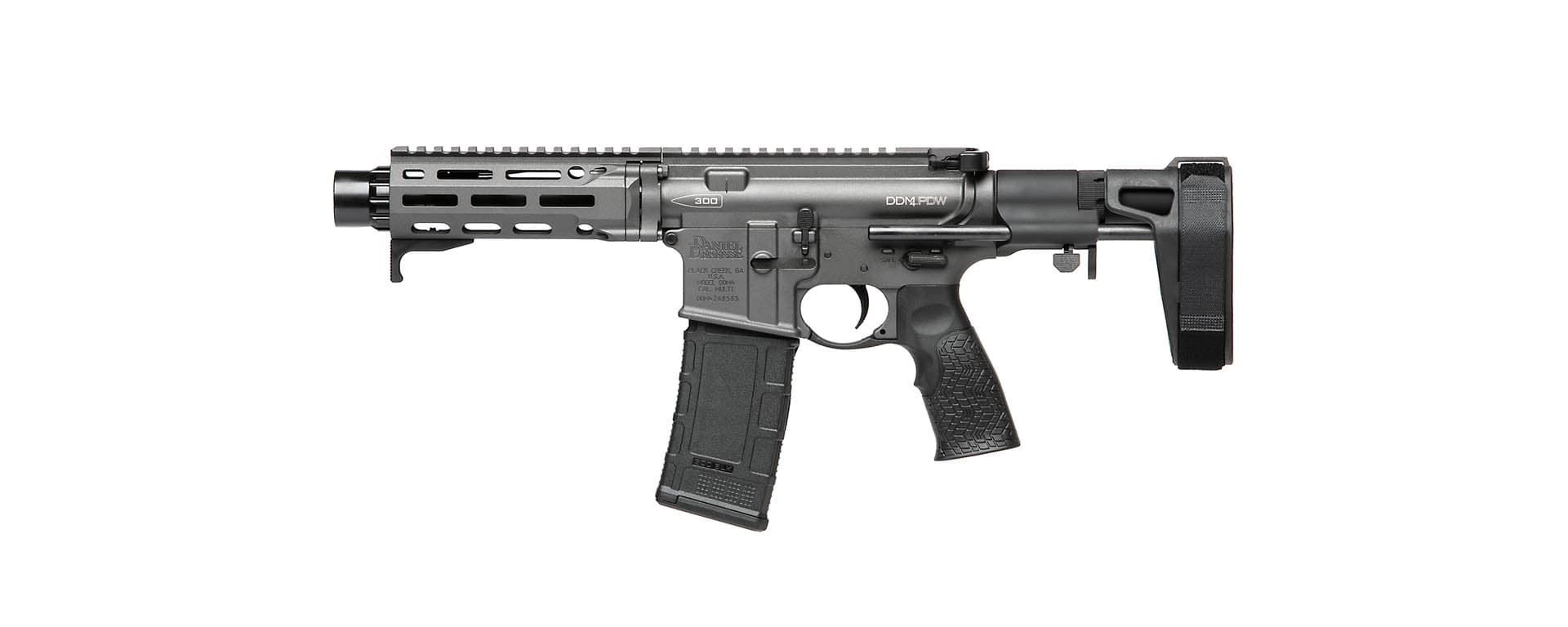 Daniel Defense DDM4 PDW 300BLK Pistol Cobalt PSB