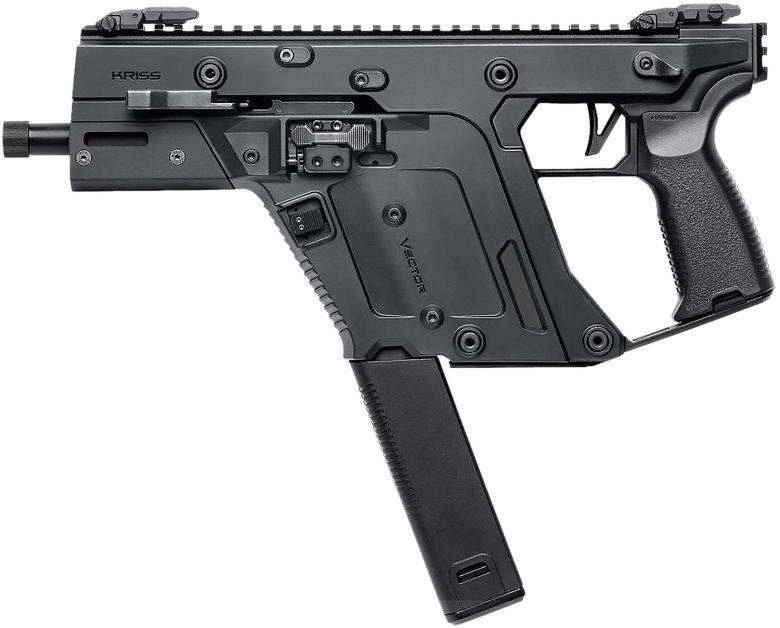Kriss USA KV103PBL00 Vector SDP Gen3 10mm Auto 33+1 5.50" Black Nitride Threaded Barrel, M-LOK Handguard, Black Picatinny Rail Receiver & Rear, Black Polymer Grip, Ambidextrous, Glock Mag Compatible