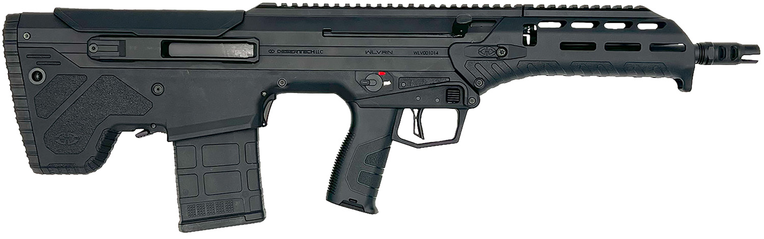 Desert Tech WLVRFB1630B WLVRN  223 Rem/5.56 NATO  20+1 16" Black Steel Threaded Barrel, Black Anodized Picatinny Rail Aluminum Receiver, M-LOK Handguard, Black Polymer Chassis, Ambidextrous