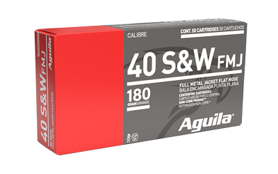 AGUILA 40S&W 180GR FMJ 50Rd Ammunition