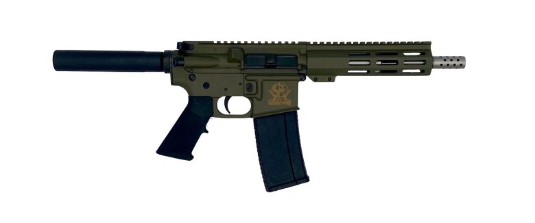 Great Lakes AR-15 223 Wylde 7.5" OD Green 30+1 Pistol