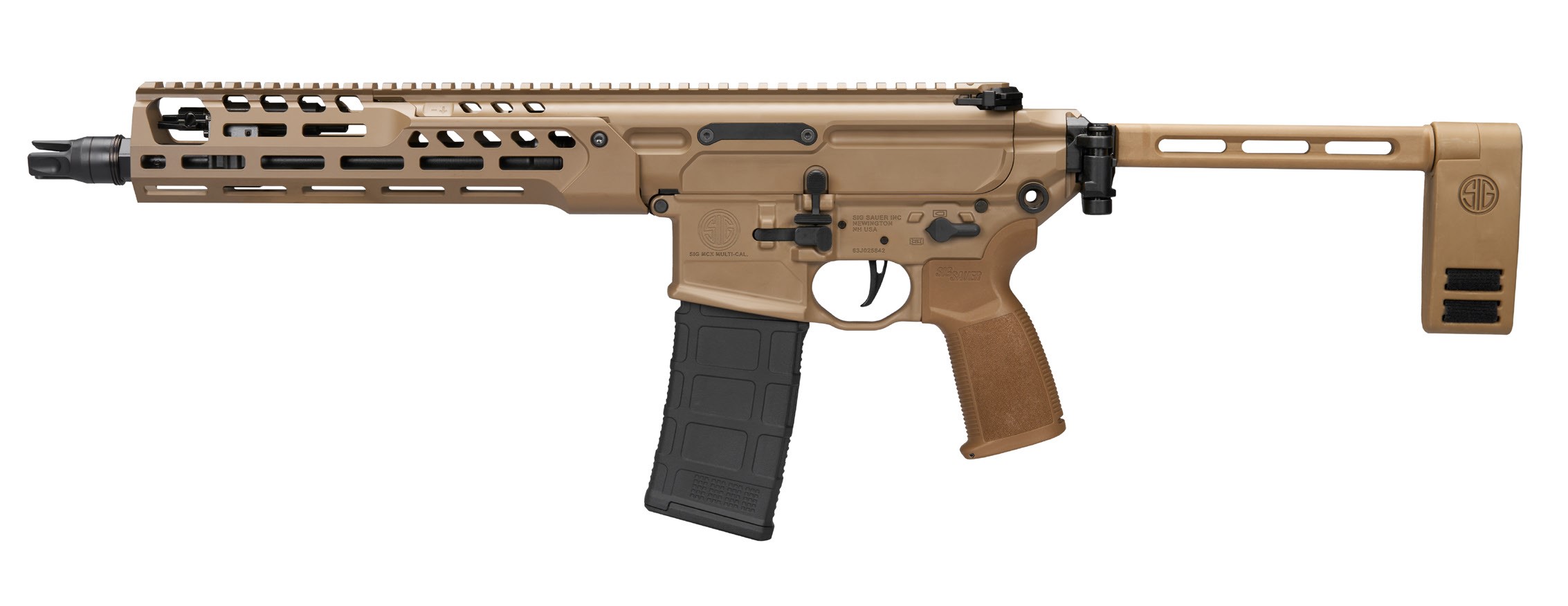 Sig MCX SPEAR-LT IR 5.56 NATO Pistol 11.5″ Coyote 30-Round