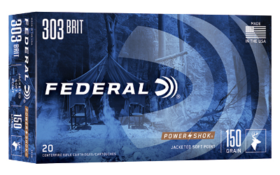 Federal Power-Shok .303 British 150gr SP Ammo 20rd Box