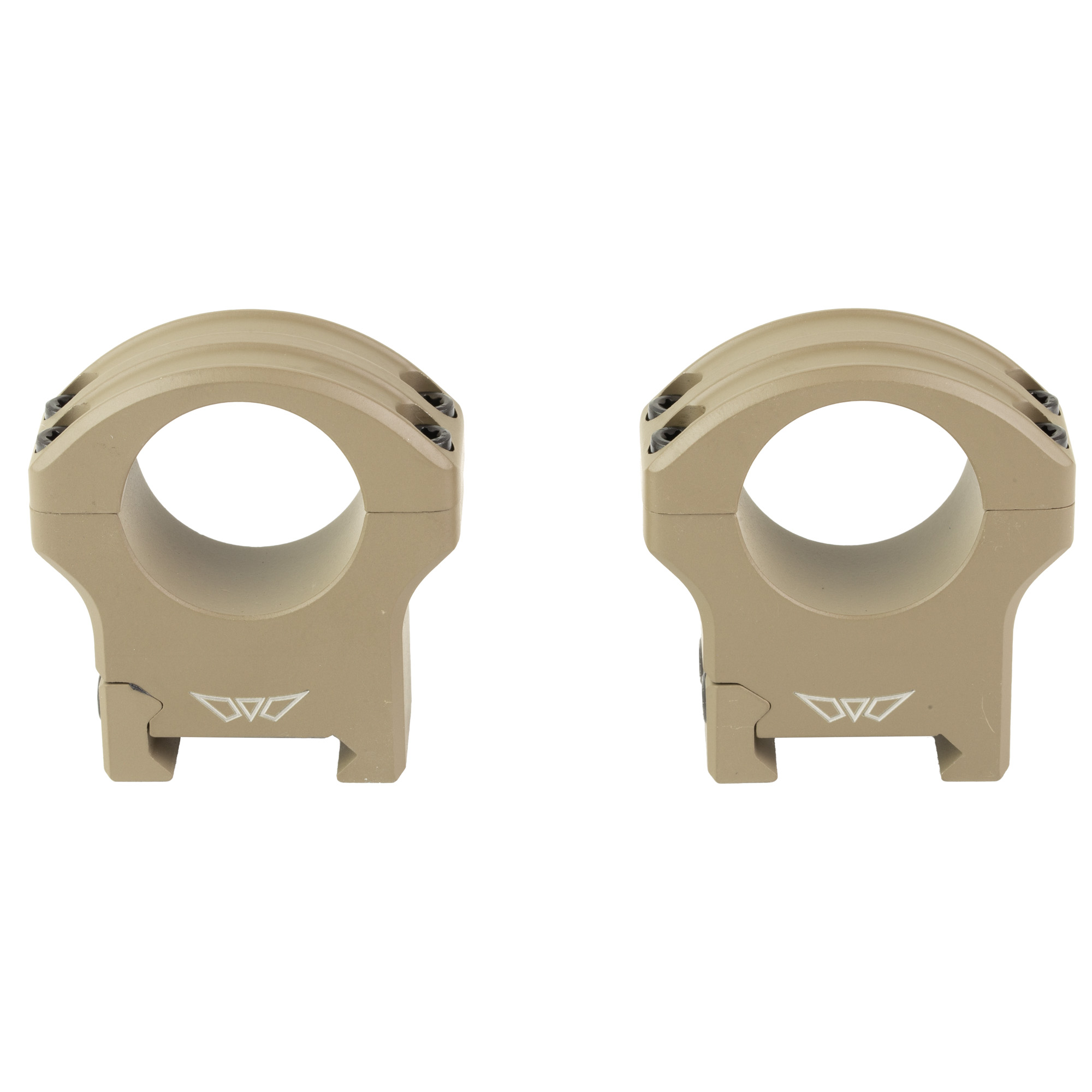 Warne HyperLite Dark Earth 1" High Scope Rings