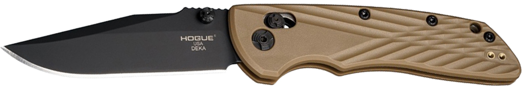 Hogue Deka Folding Knife CPM MagnaCut Black Cerakote 3.25" Blade - image 5 of 6