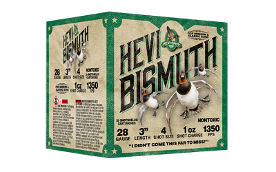 HEVI BISMUTH 28GA 3" 1OZ #4 25/250