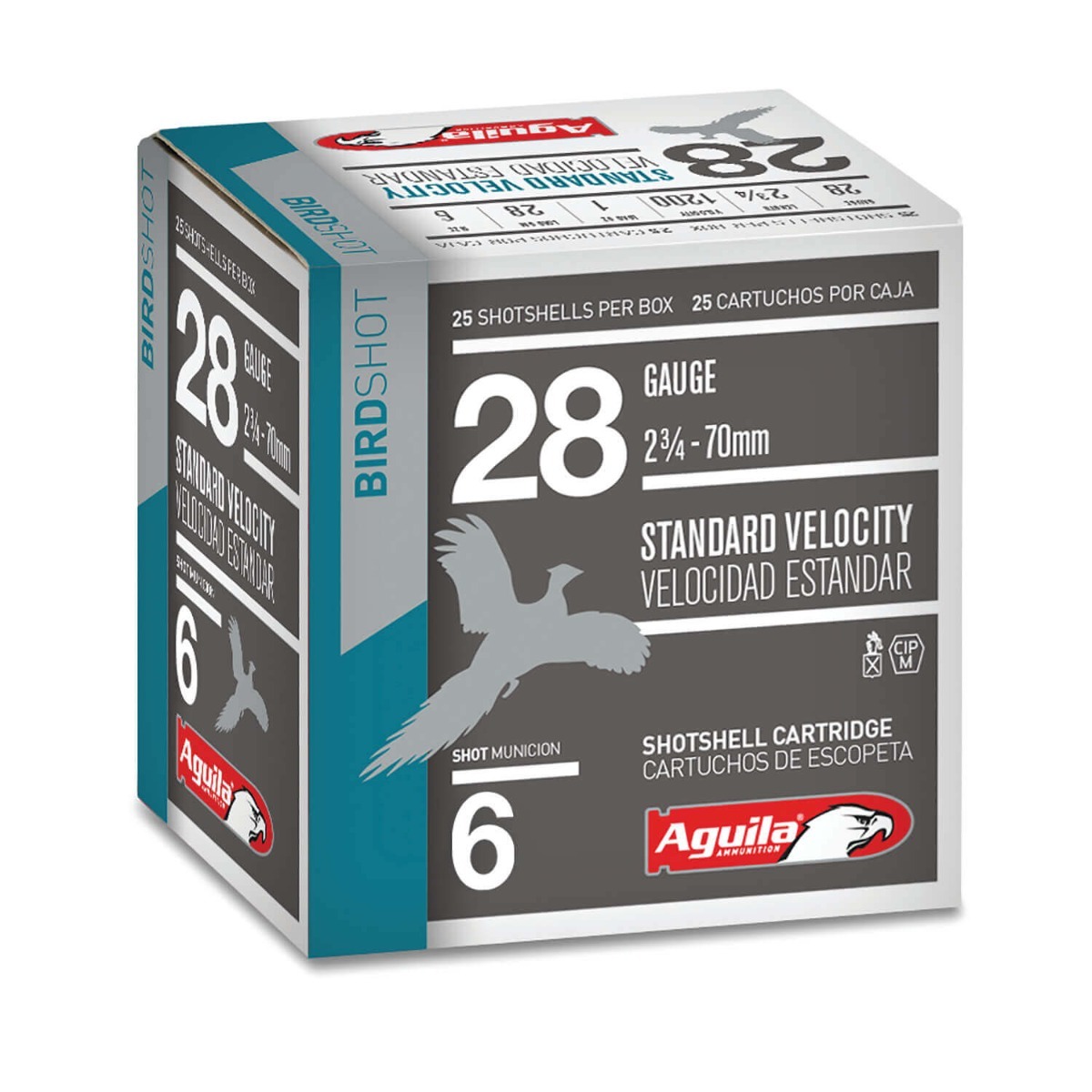 Aguila 28ga Birdshot 2.75" #6 Shot 1oz 25rd Box