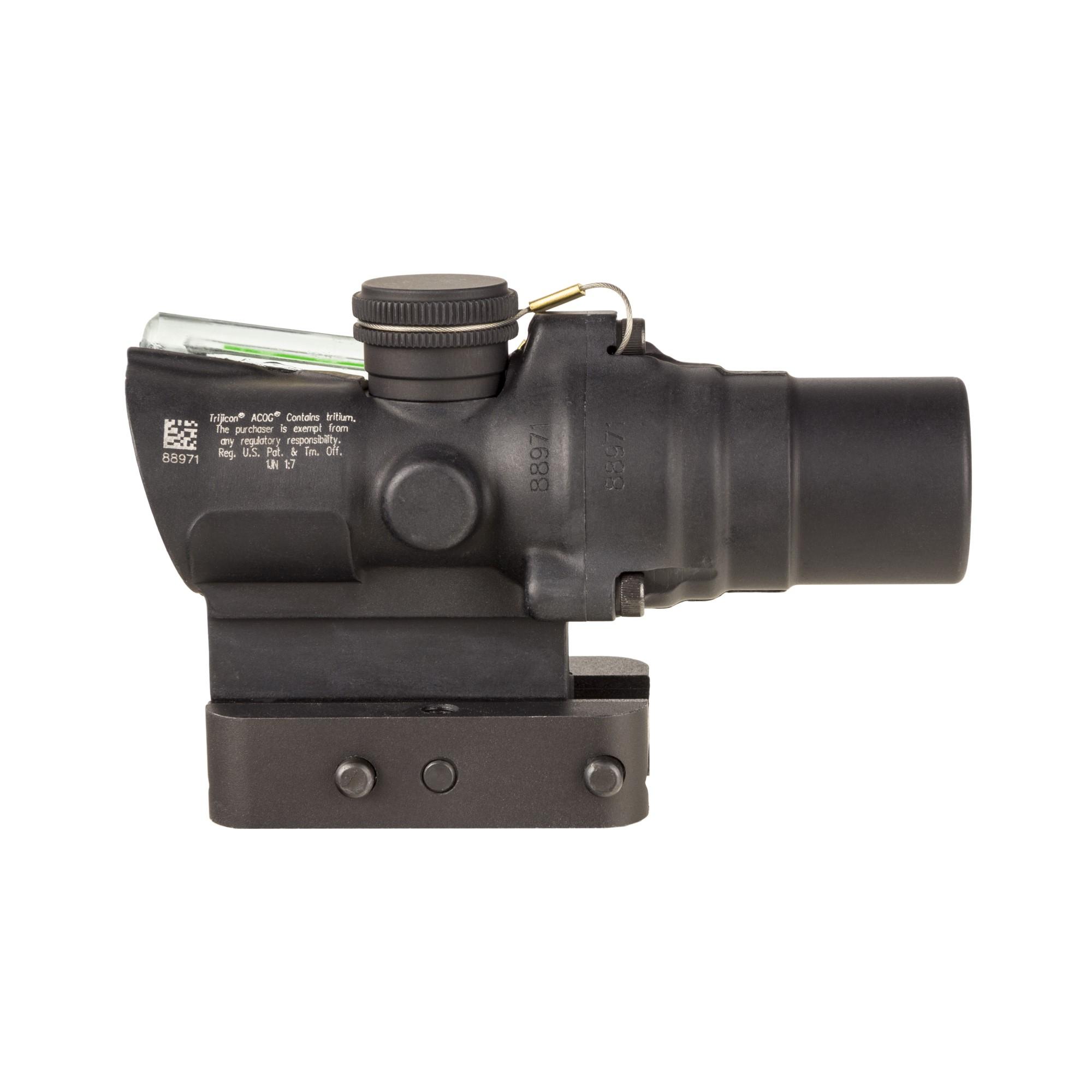 Trijicon ACOG TA44-C-400329 1.5X16mm Dual Illuminated Green Ring & 2 MOA Dot with Q-LOC Mount - Black Matte - image 7 of 10