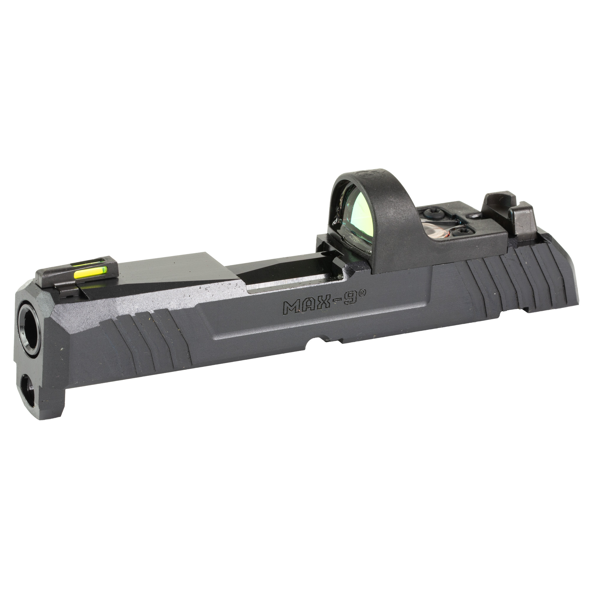 Ruger Max-9 Slide Assembly, Complete Slide with ReadyDot, Black Oxide