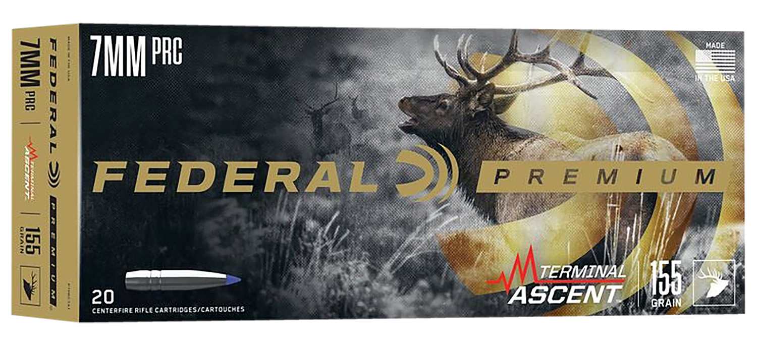 Federal Terminal Ascent 7mm PRC 155gr Ammo 20rd Box