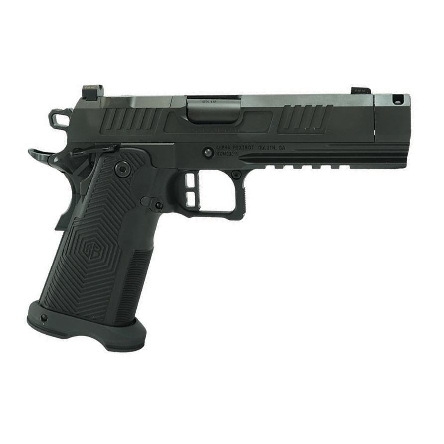 Alpha Foxtrot AF1911 Romulus 9mm 4.25" Comp Threaded Black RMSc Cut