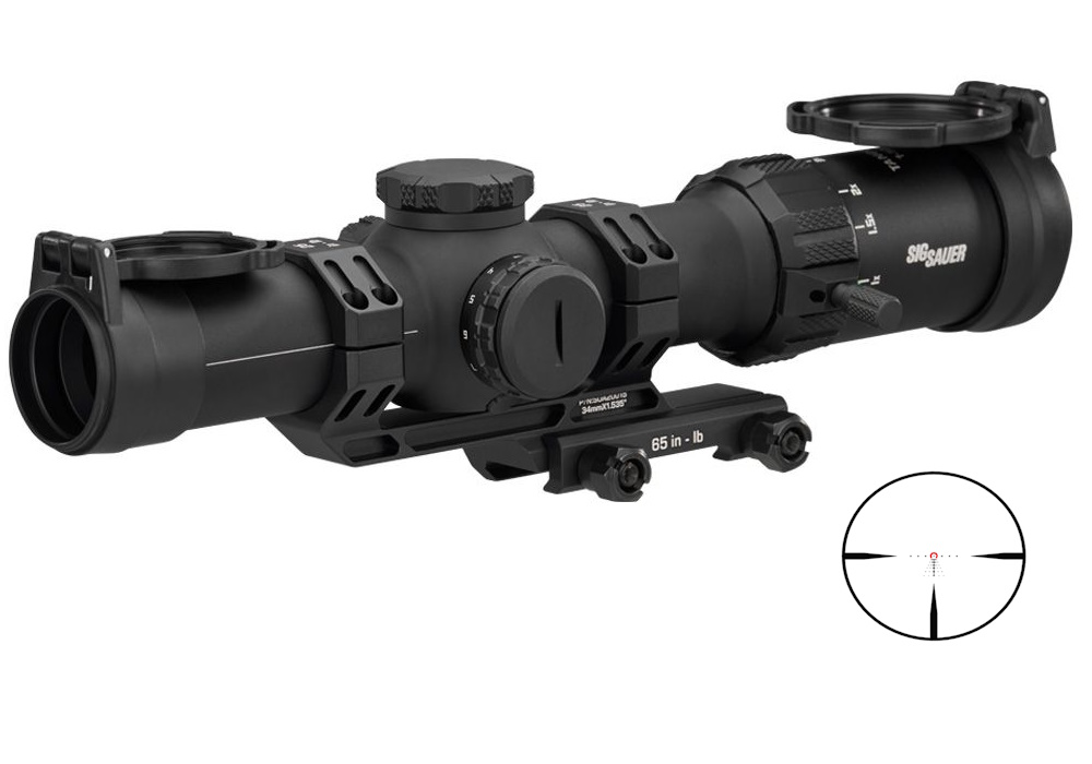 Sig Sauer Tango MSR 1-10x28mm SFP Illuminated Scope with Mount