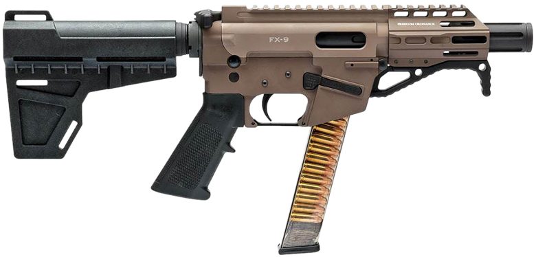 Freedom Ordnance FX9P4 FDE 9mm 31+1 4" Pistol