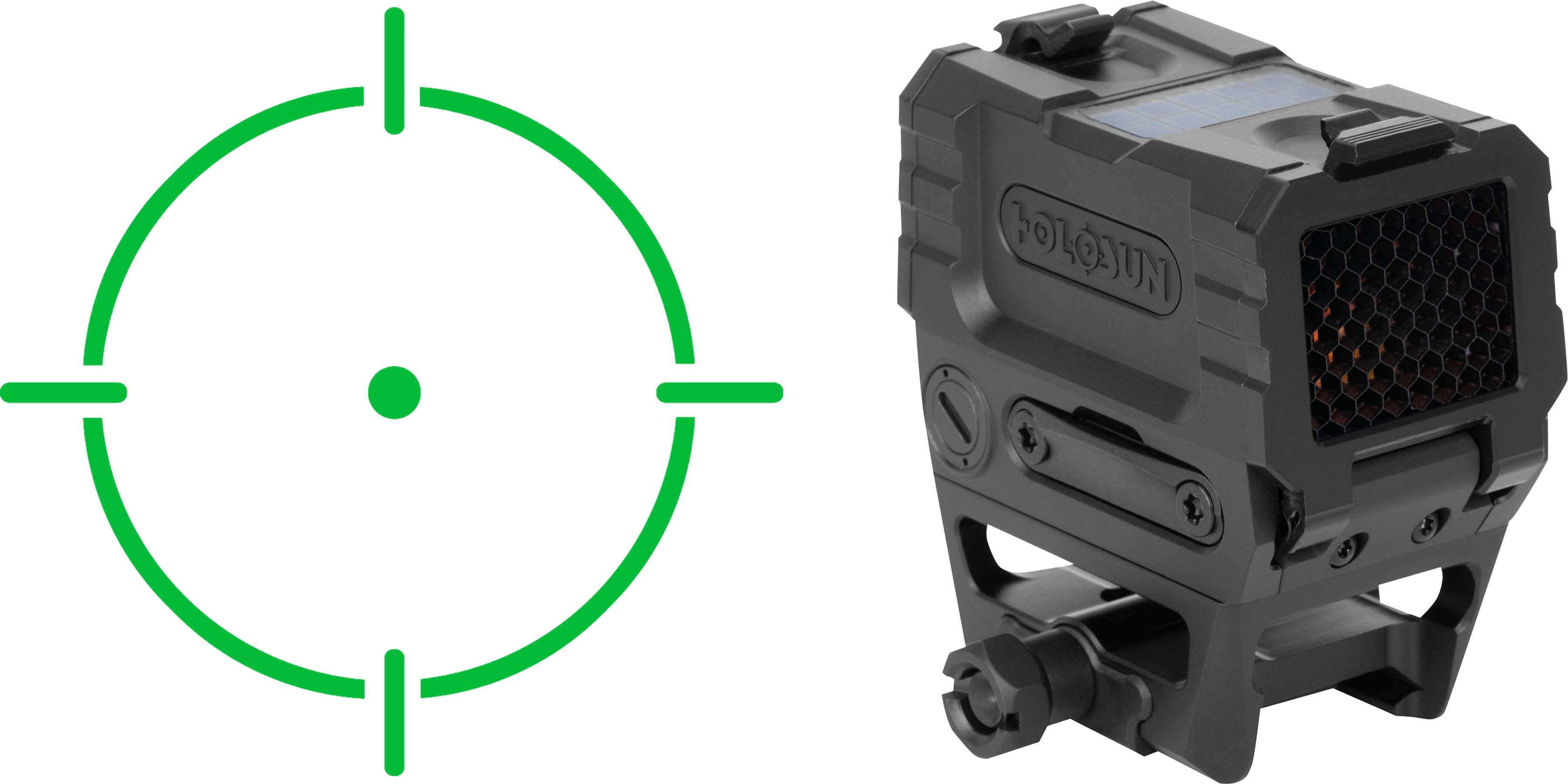 Holosun AEMS X2 Pro Red Dot Sight - Green 2 MOA Dot with 65 MOA Circle - image 5 of 5