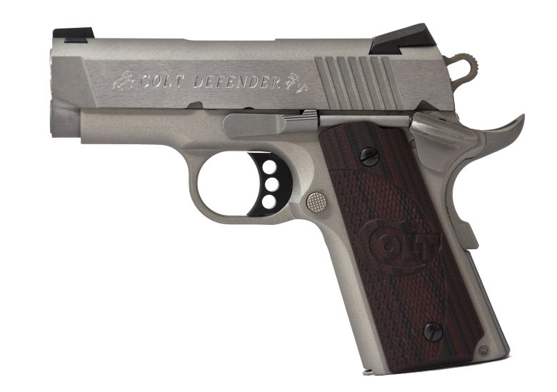 Colt Defender 3-inch .45 ACP Stainless G10 Grips