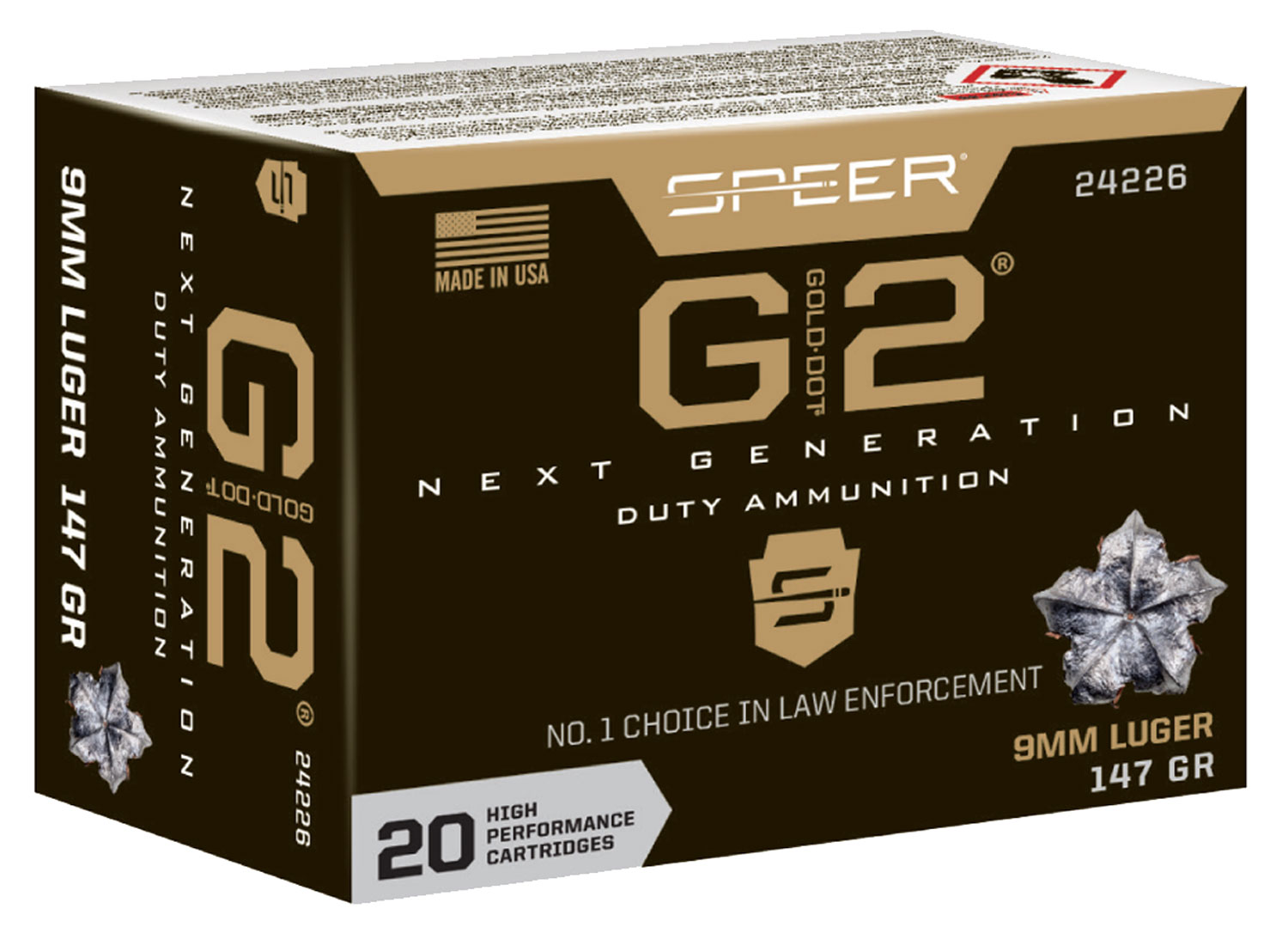 CCI Gold Dot G2 147 Grain 9mm Luger - image 3 of 5