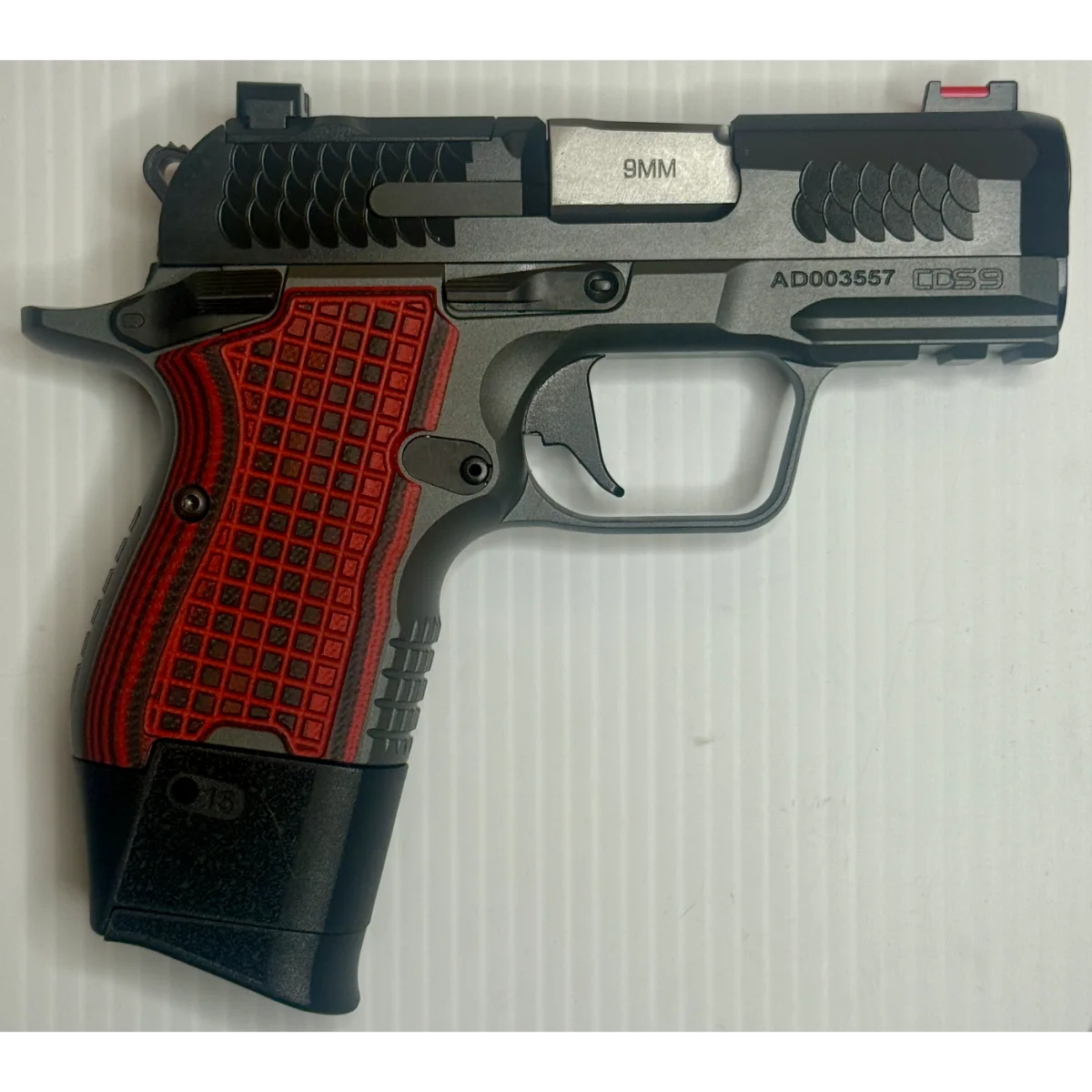 Kimber CDS9 9mm Red/Grey 3.64" Optic Ready Pistol 15+1