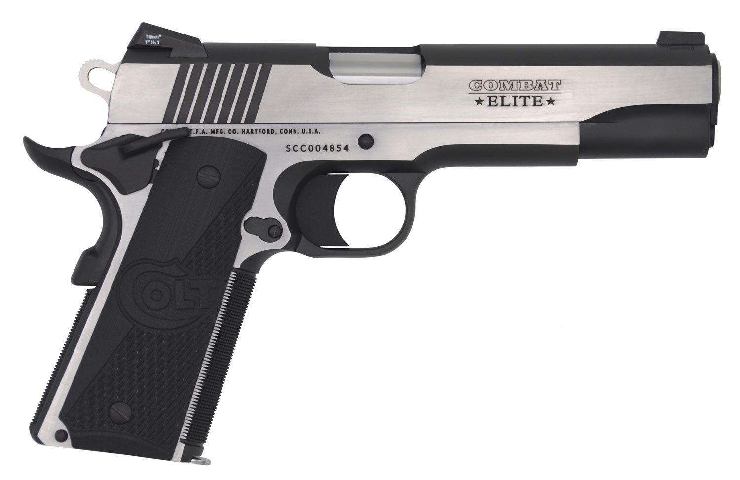 Colt Combat Elite Government S80 .45 ACP 5" Stainless Two-Tone1911 Pistol