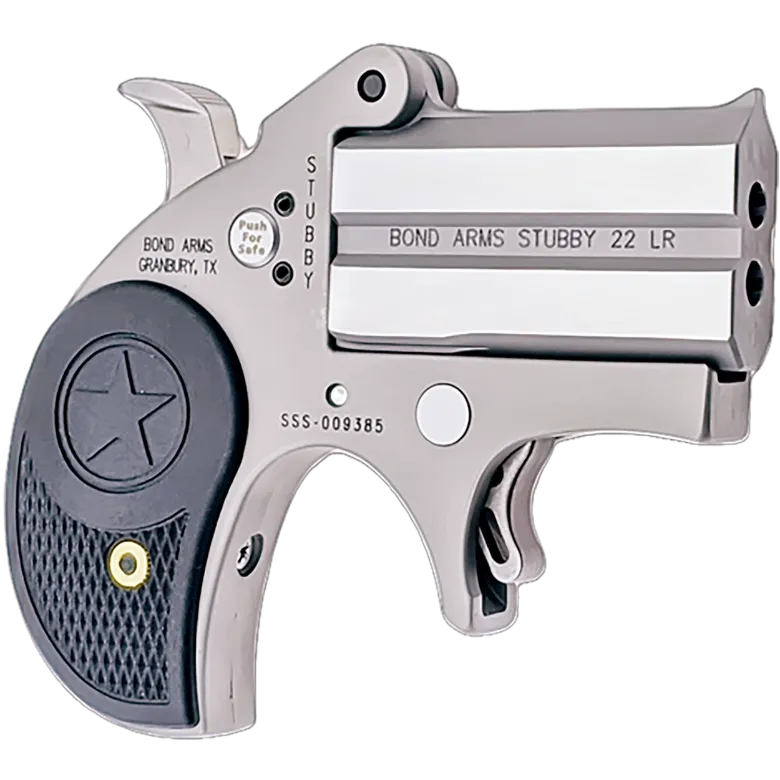 Bond Arms Stubby Rough Stainless .22 LR Derringer 2.2"