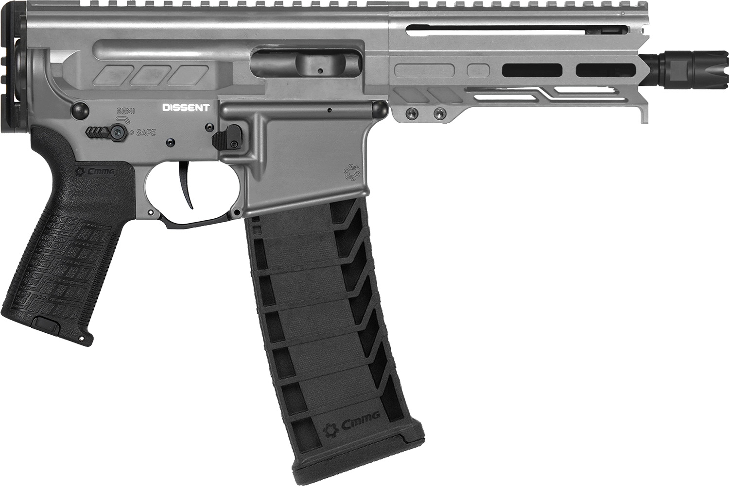 CMMG Dissent MK4 9mm 6.5" 33+1 Tungsten Gray Pistol