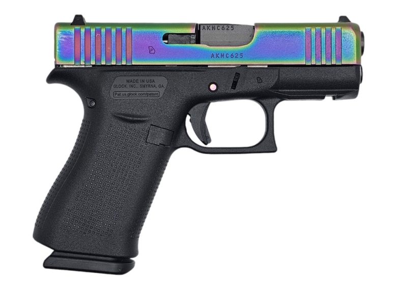 Glock 43X 9mm 10rd Rainbow PVD Finish FR Edition