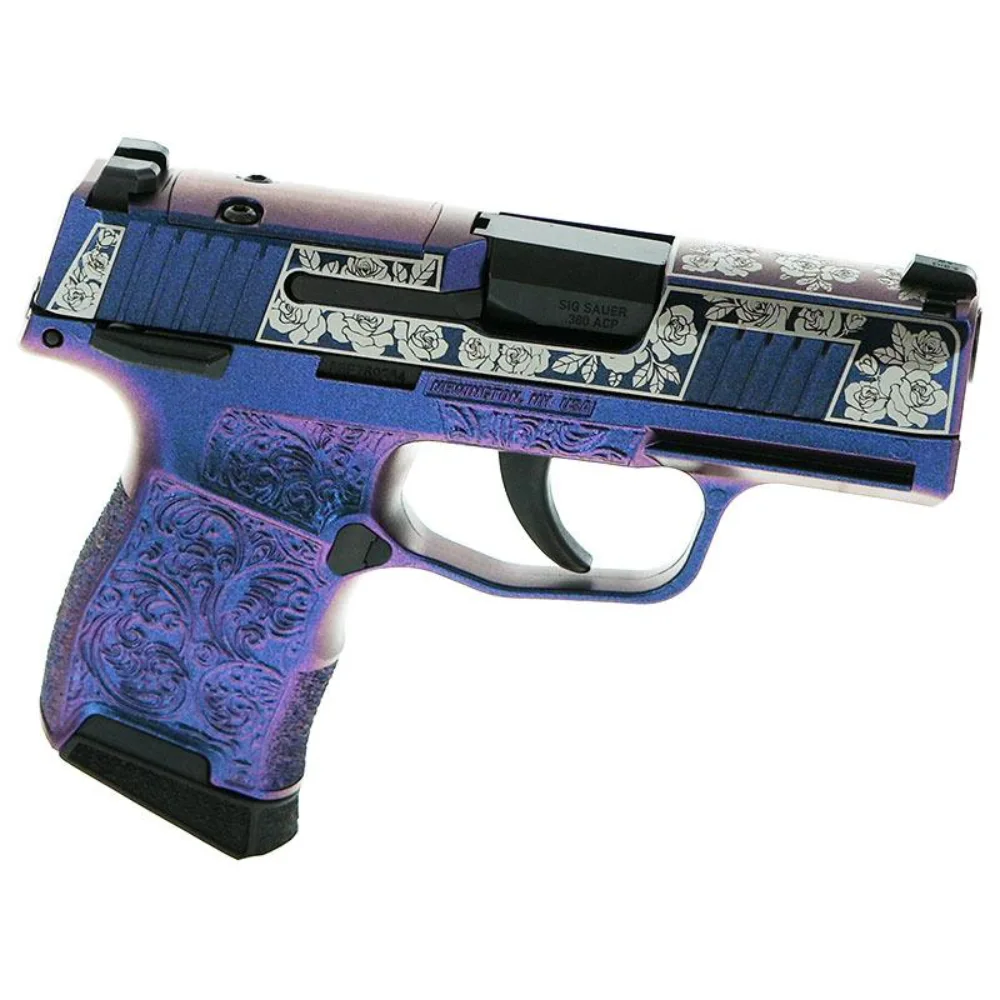 Sig P365 .380 Guns & Roses Mongoose Purple 3.1" 10rd (2) MS Exclusive