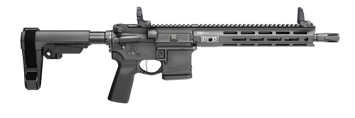 SPRINGFIELD SAINT VICTOR V2 PISTOL W/SBA3 5.56 11.5IN BARREL 10RD BLACK STV9115556BPLCV2SBA3