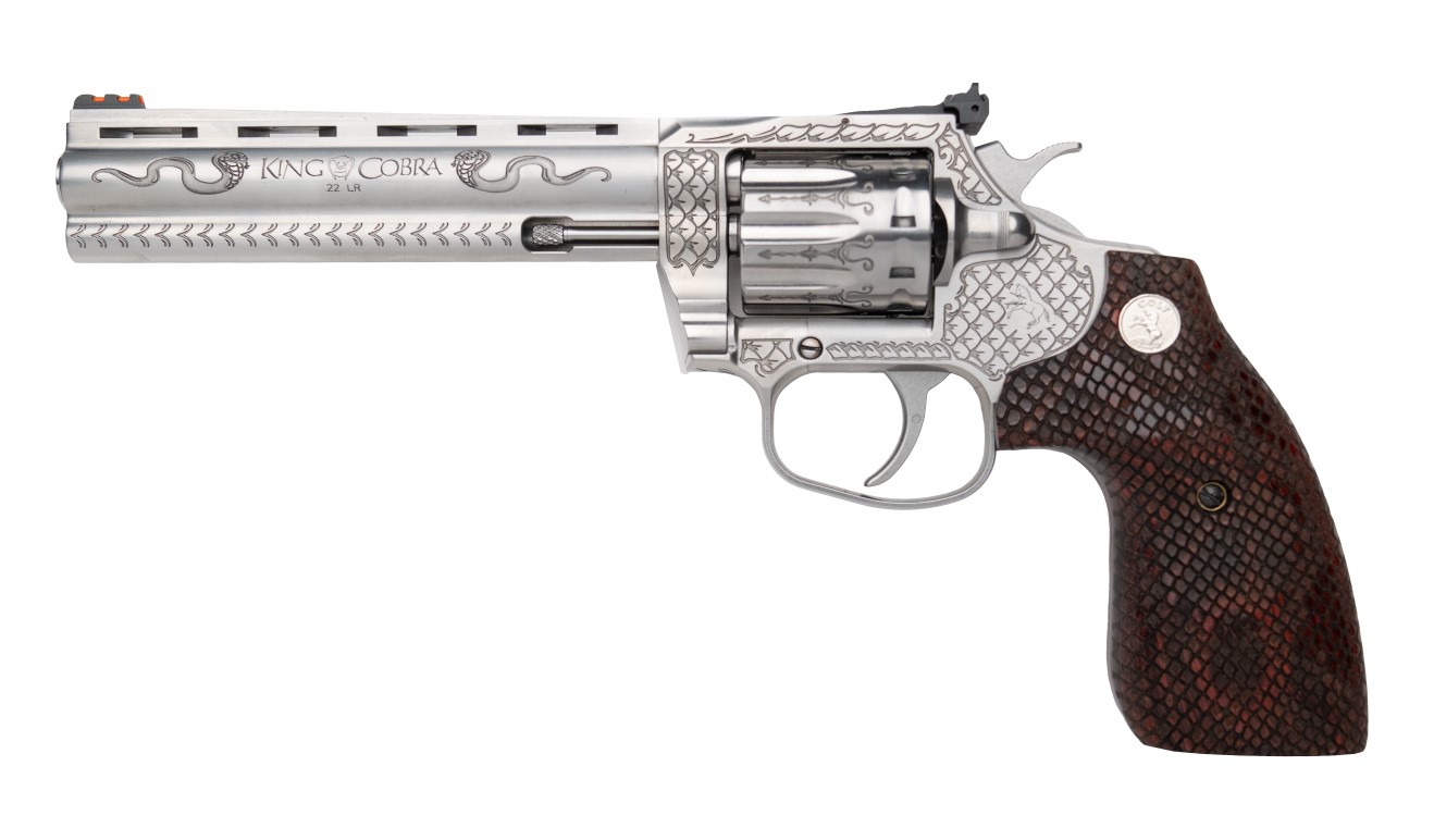 Colt King Cobra 22LR 6" Engraved Revolver