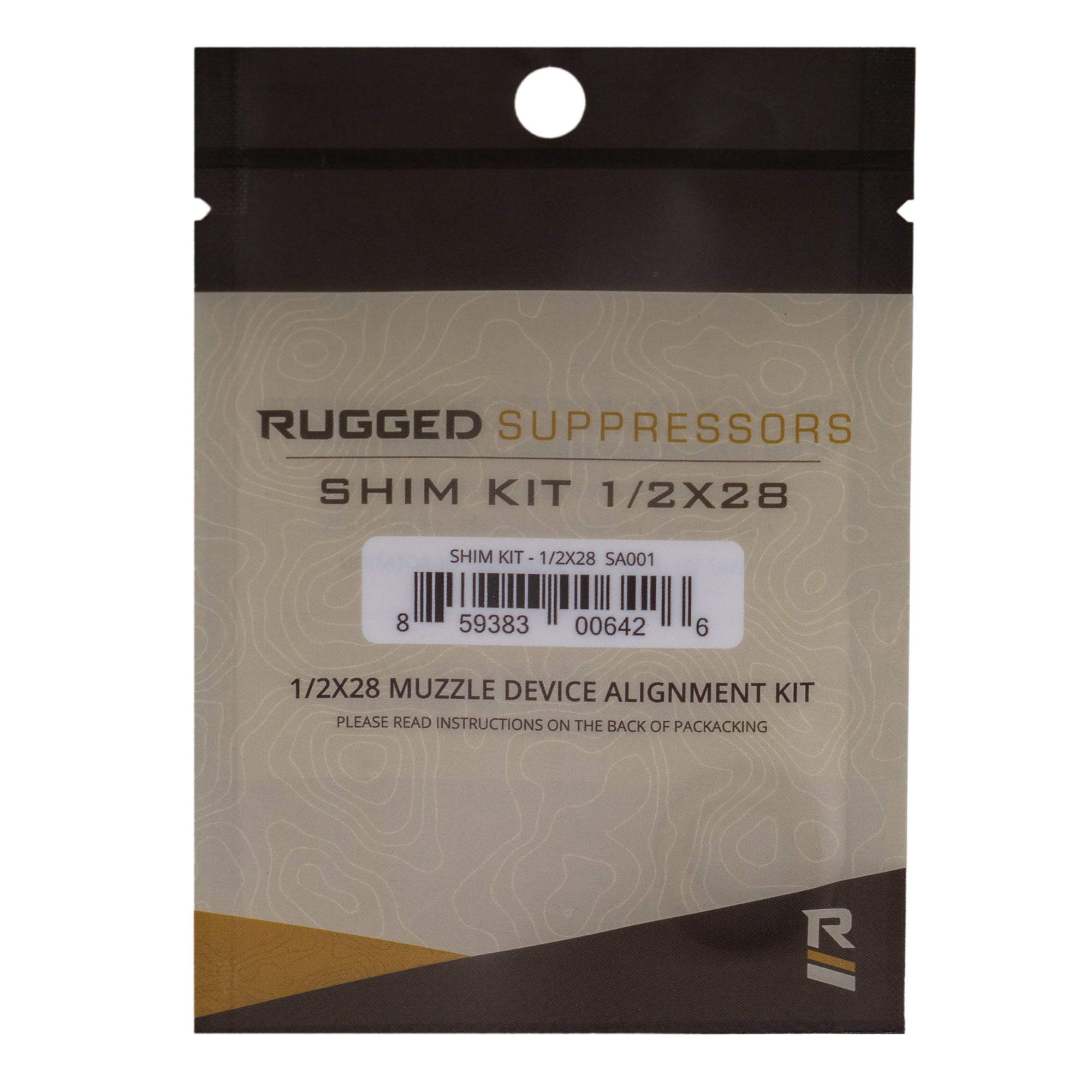 Rugged Suppressors Shim Kit for 1/2×28 Threading