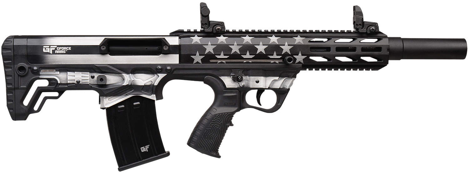 GForce Arms GFY-1 USA Bullpup 12 Gauge Semi-Auto Shotgun – 18.5" American Flag Finish