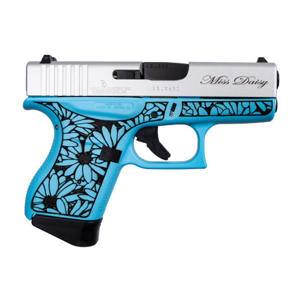 Glock 43 Daisy Raspberry Blue 9mm 6rd Pistol