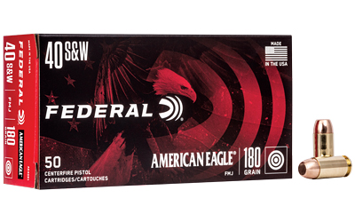 Federal American Eagle .40 180Gr FMJ 50 Round Ammo