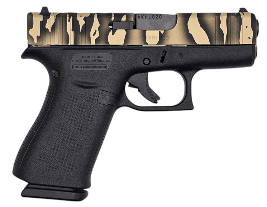 GLOCK 43X TIGER STRIPE MOS 9MM 10RD - image 1 of 2