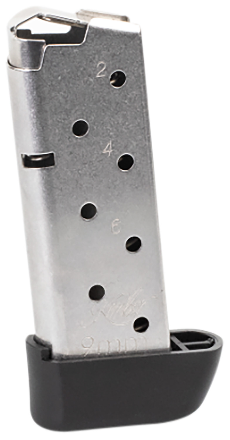 Kimber Mfg.,inc 1200845A Micro 9 w/ Extended Base Pad 7rd 9mm Silver Stainless Steel