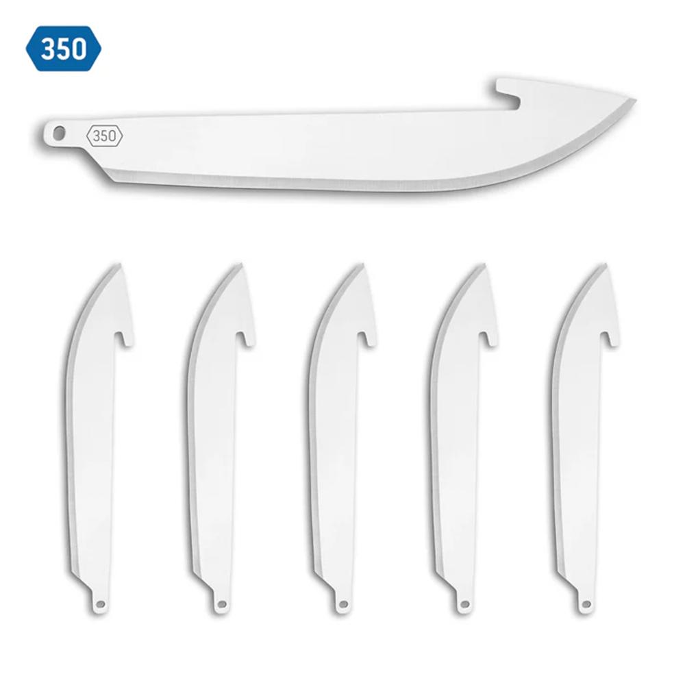 Outdoor Edge RazorLite Drop Point Replacement Blades 3.5" (6-Pack) - image 5 of 8