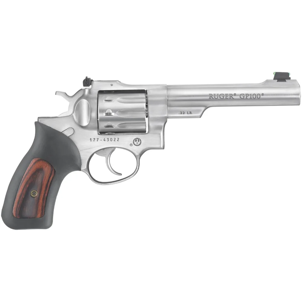 Ruger GP100 22 LR 5.5" 10-Rd Stainless Revolver
