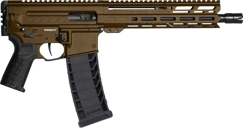CMMG Dissent MK4 9mm 33+1 10.5" Midnight Bronze Pistol