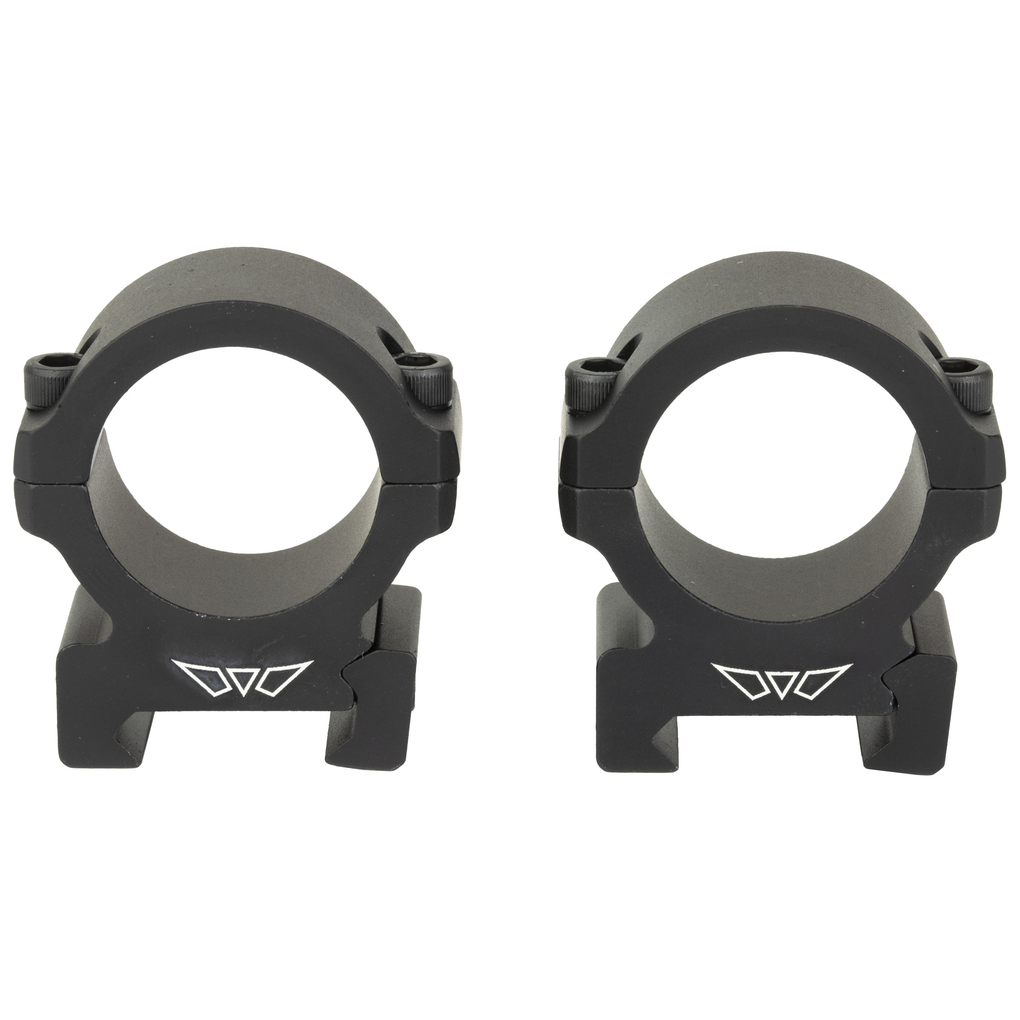 Warne Vapor 30mm Medium Scope Rings - Matte Black, Picatinny