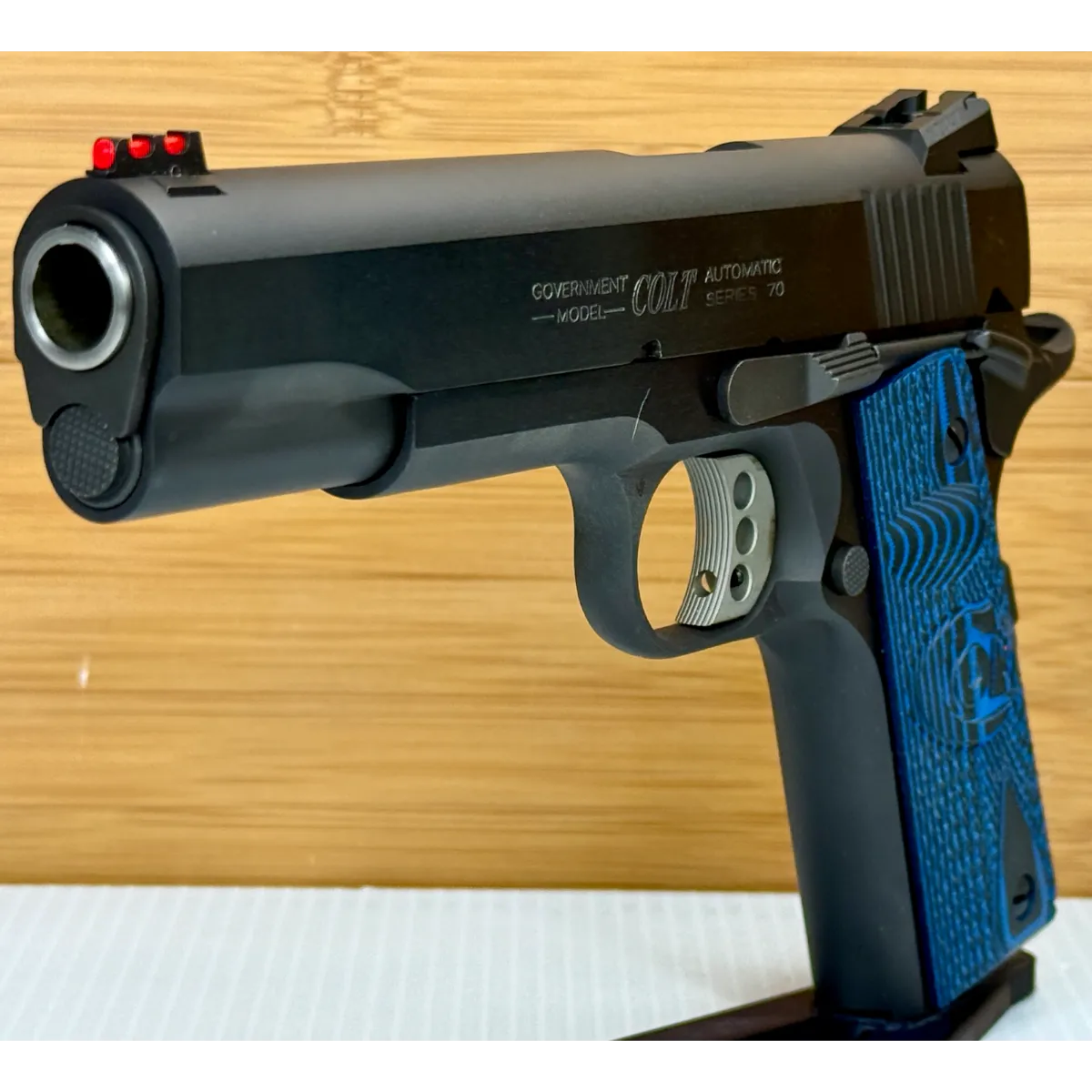 Colt 1911 Competition .45 ACP 5" Blued, G10 Grips Handgun