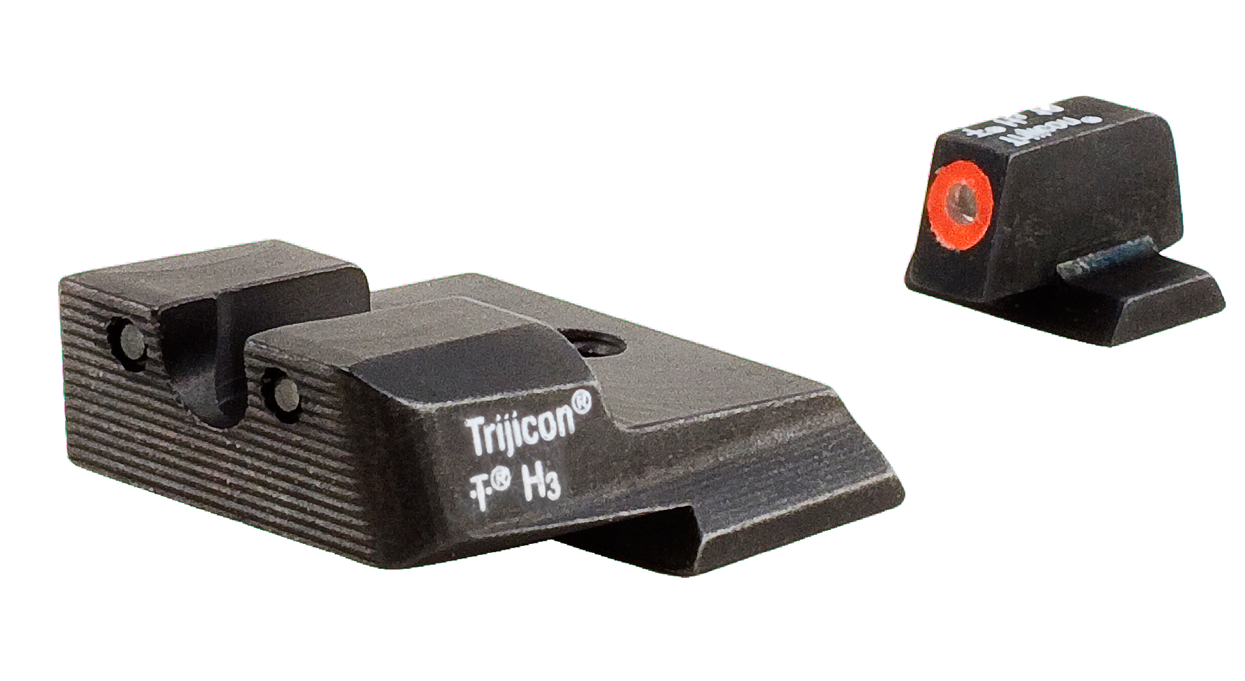 Trijicon HD Green Tritium Night Sights Orange Front for Smith & Wesson M&P - image 4 of 6