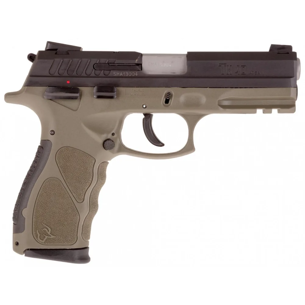 TAURUS TH40 OD GREEN BLACK SLIDE 40S&W 15RD