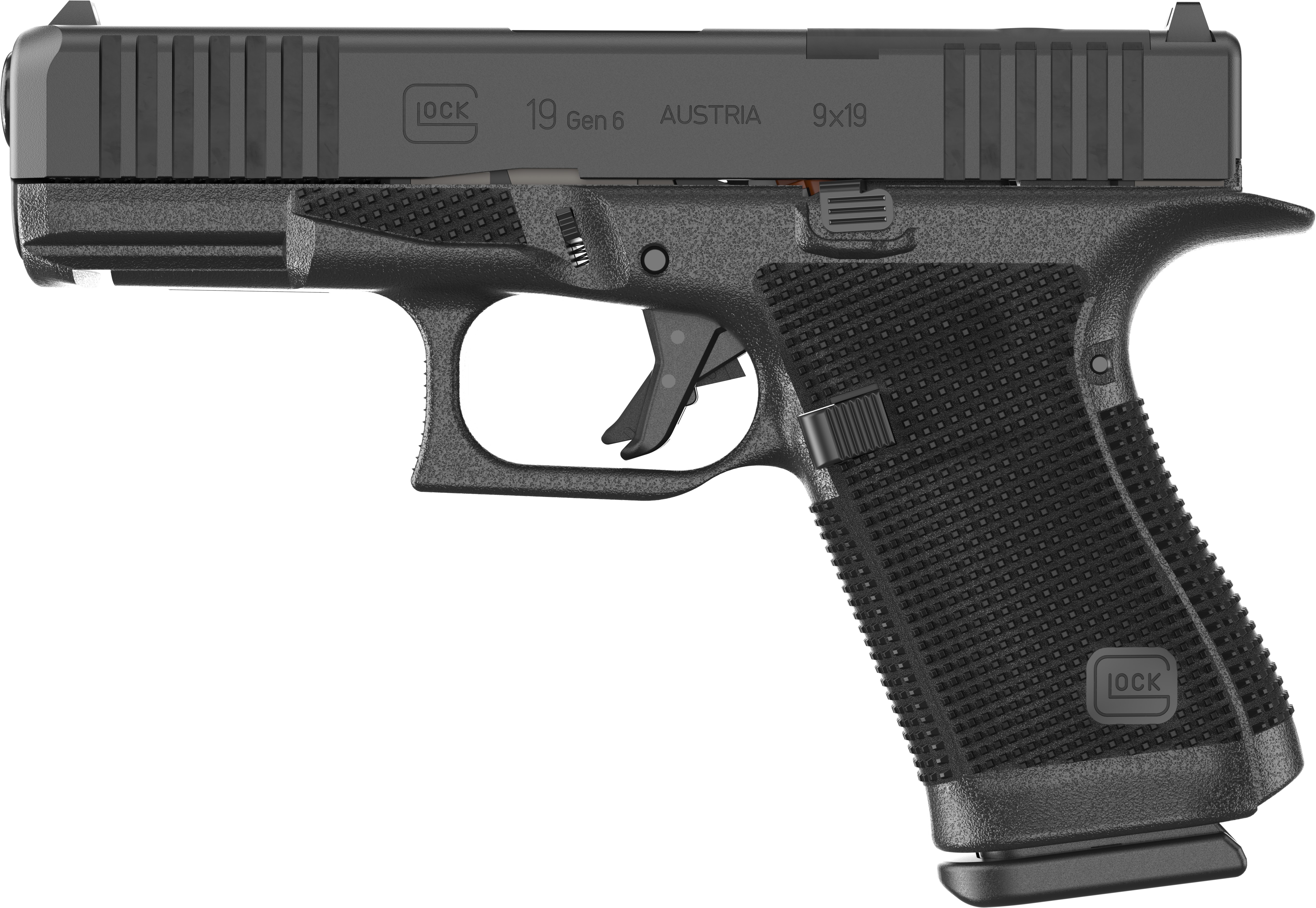 Glock G19 Gen6 9mm 4.02" Optic Ready 10+1 Pistol