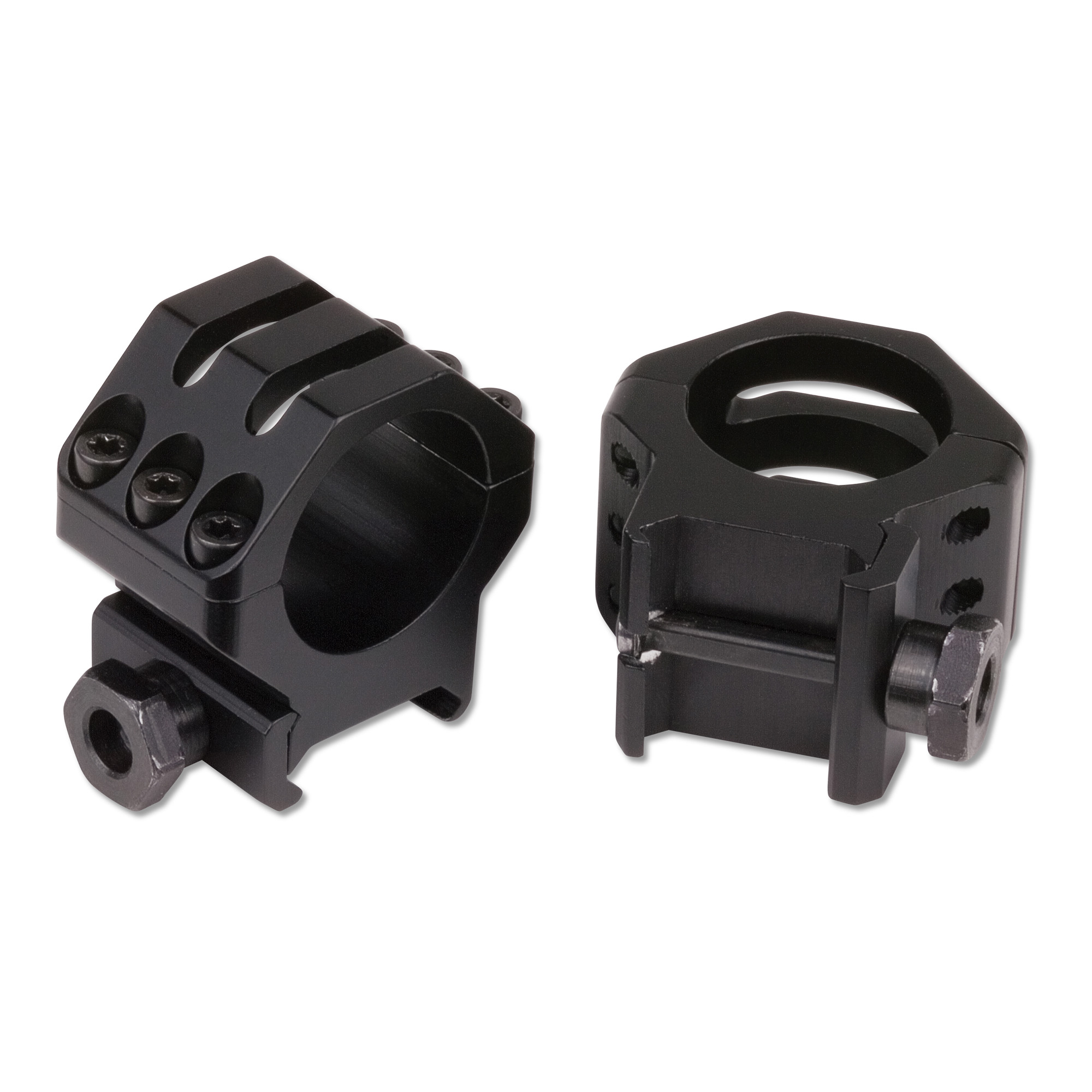 Weaver Six-Hole Picatinny Rings 30mm Low Tactical